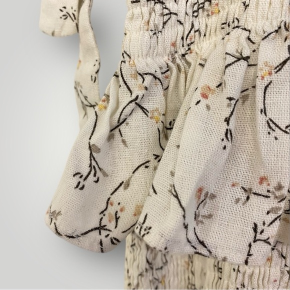 House of Harlow 1960 linen-blend midi dress Sz M - Picture 6 of 12